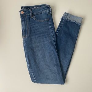 Hollister Blue High-Rise Jean Legging US 26